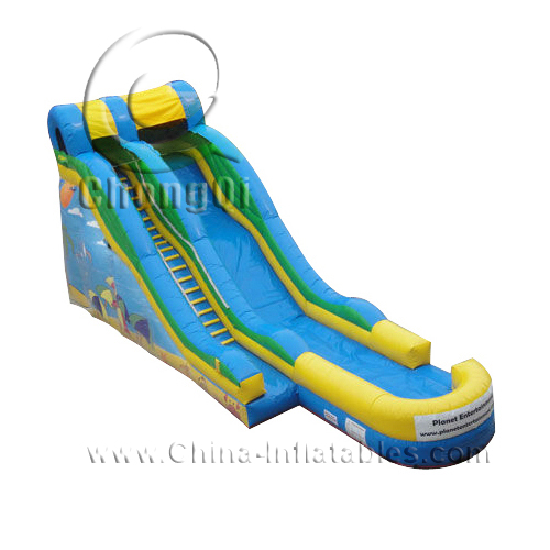 inflatable castle water slide